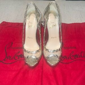 Christian Louboutin Hargaret 120 Specchio Heels